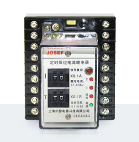 JL-8D/2X122A4定时限电流继电器产品技术参数、接线图、工作原理、产品价格、产品特点，定时限电流继电器厂家-上海约瑟电器有限公司-专业从事电力系统二次回路继电保护及电力自动化综合控制产品的公司